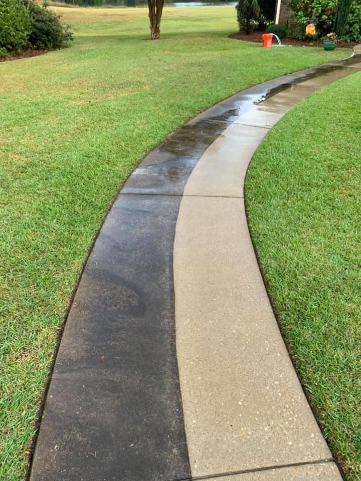 sidewalk pressure washing in memphis